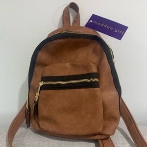 MINI BROWN MADDEN GIRL BACKPACK